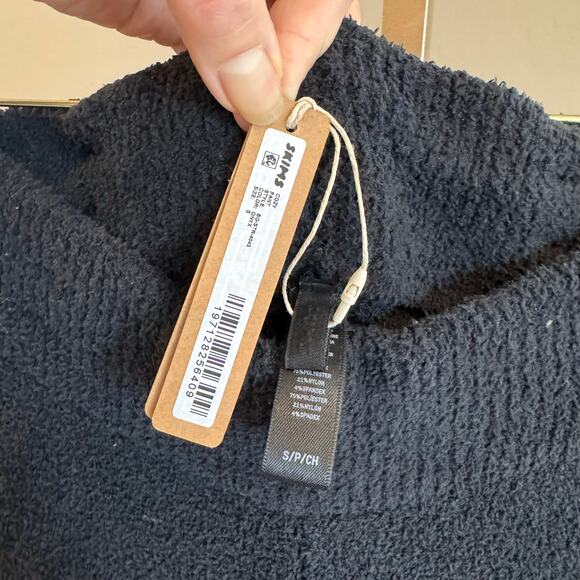 SKIMS Cozy Knit Straight Pant Onyx Black Size Small NWT Sold Out Retail $88 - Picture 4 of 9